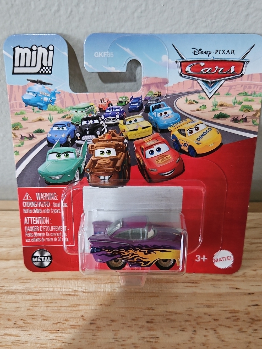 Disney Pixar Cars Mini Racers Purple Ramone Flames Diecast NIP